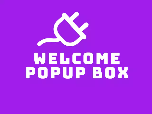Welcome Popup Box